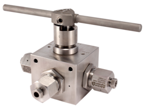 Autoclave Engineers Ball Valve - 4Way